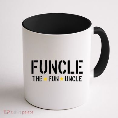 Funcle The Fun Uncle Army Stars Coffee Mug back