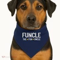 Funcle The Fun Uncle Army Stars USA-Made Doggie Bandana thumb 1