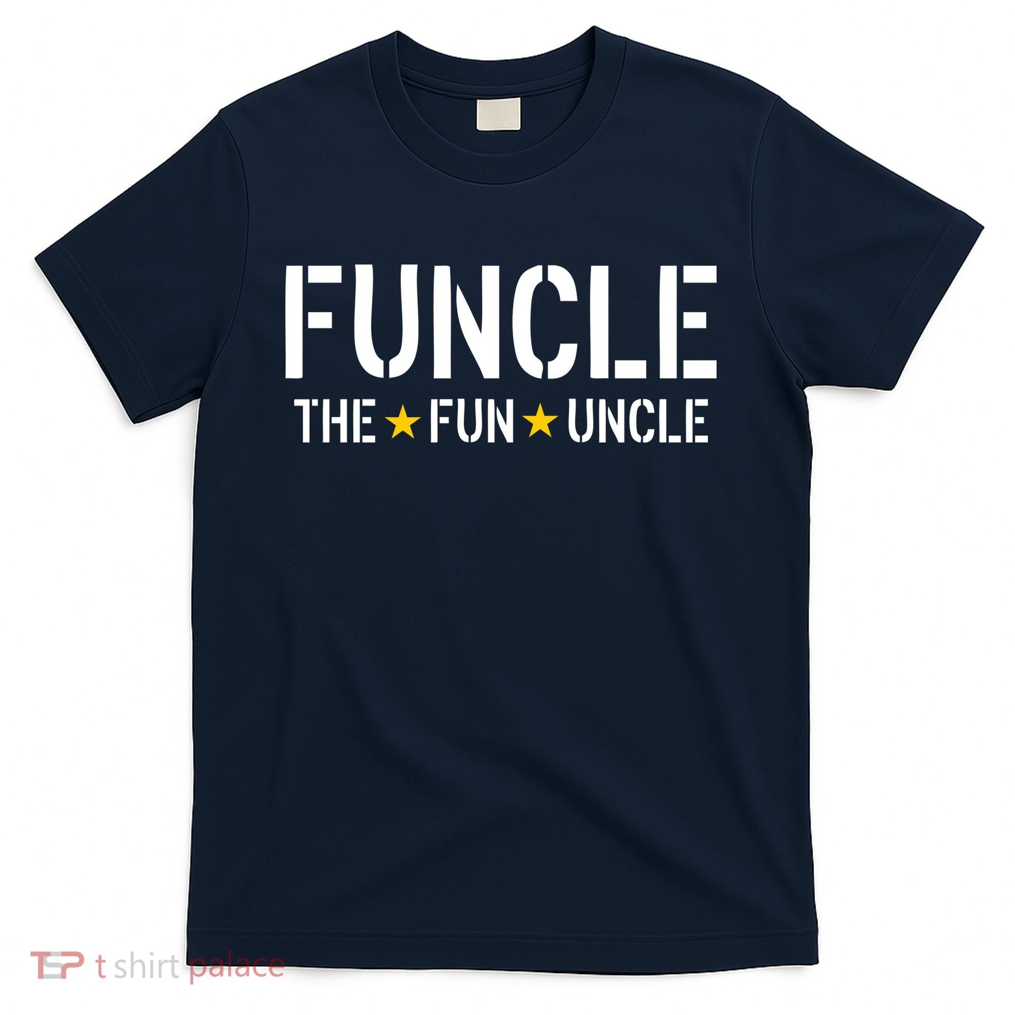 Funcle The Fun Uncle Army Stars T-Shirt
