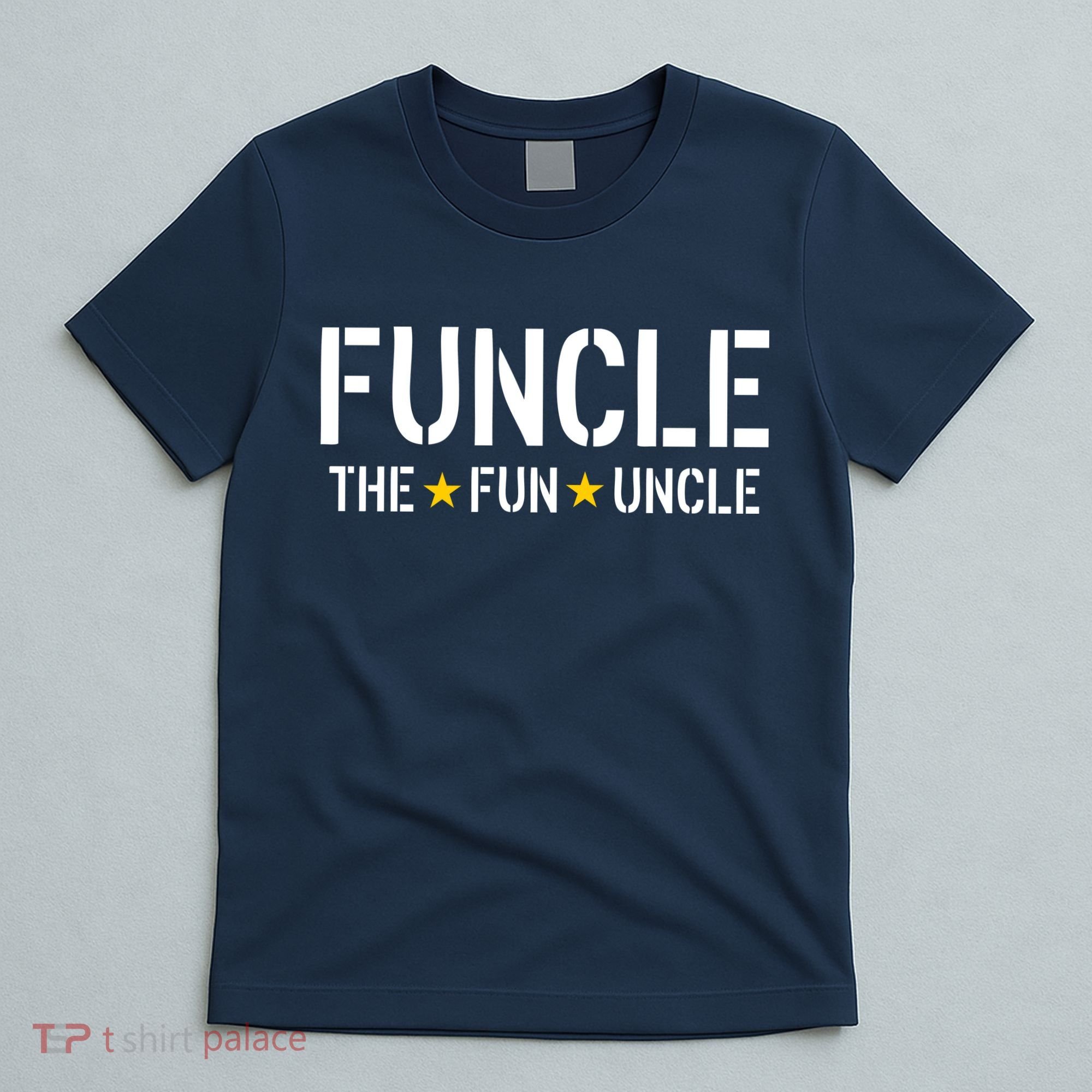 Funcle The Fun Uncle Army Stars T-Shirt