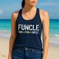 Funcle The Fun Uncle Army Stars Women's Tank Top thumb 2