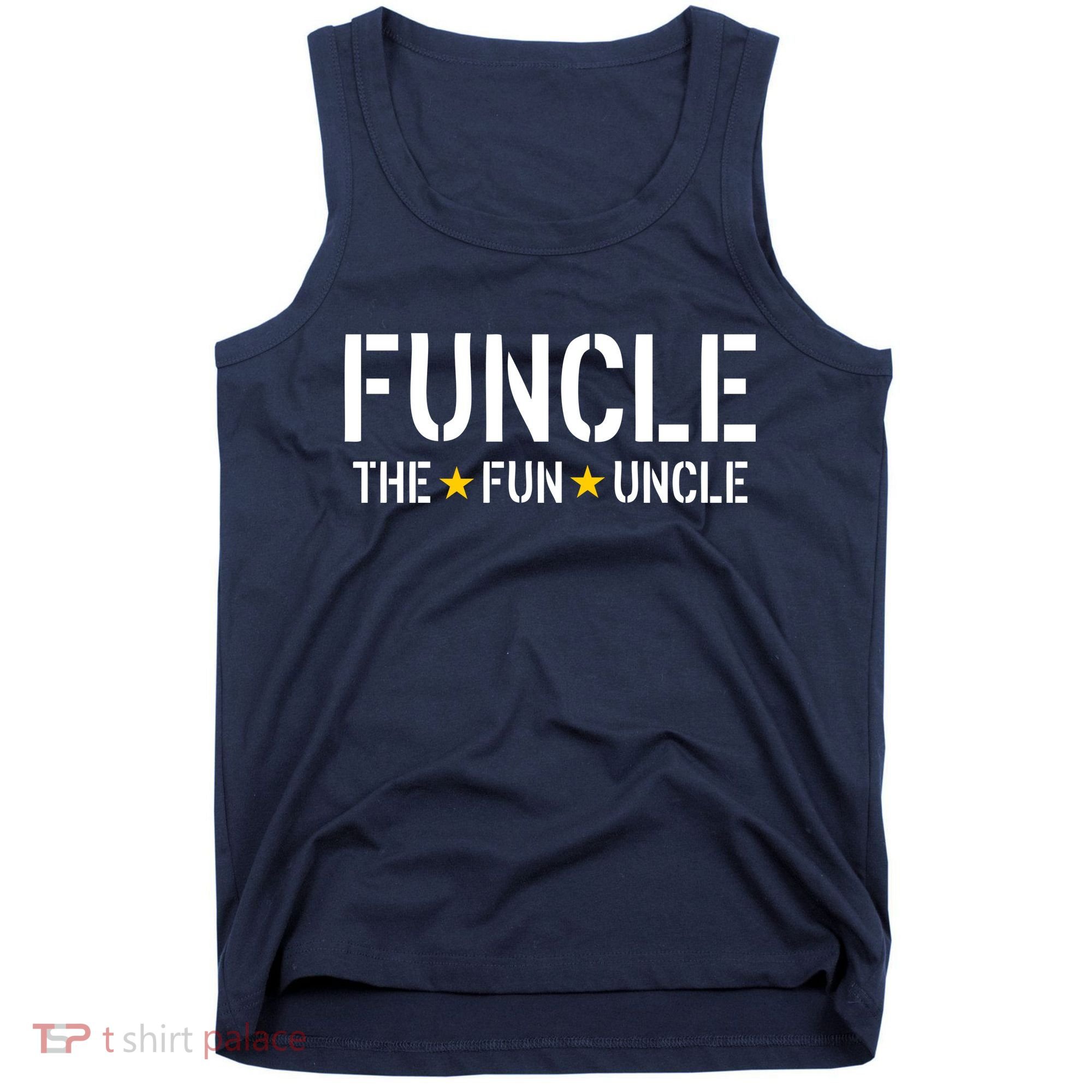 Funcle The Fun Uncle Army Stars Tank Top