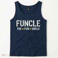 Funcle The Fun Uncle Army Stars Tank Top thumb 2