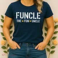 Funcle The Fun Uncle Army Stars Women's T-Shirt thumb 2