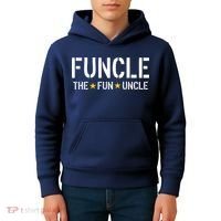 Funcle The Fun Uncle Army Stars Kids Hoodie thumb 4