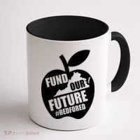 Fund Our Future Red for Ed Virginia Coffee Mug thumb 1