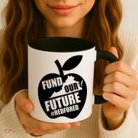 Fund Our Future Red for Ed Virginia Coffee Mug thumb 3