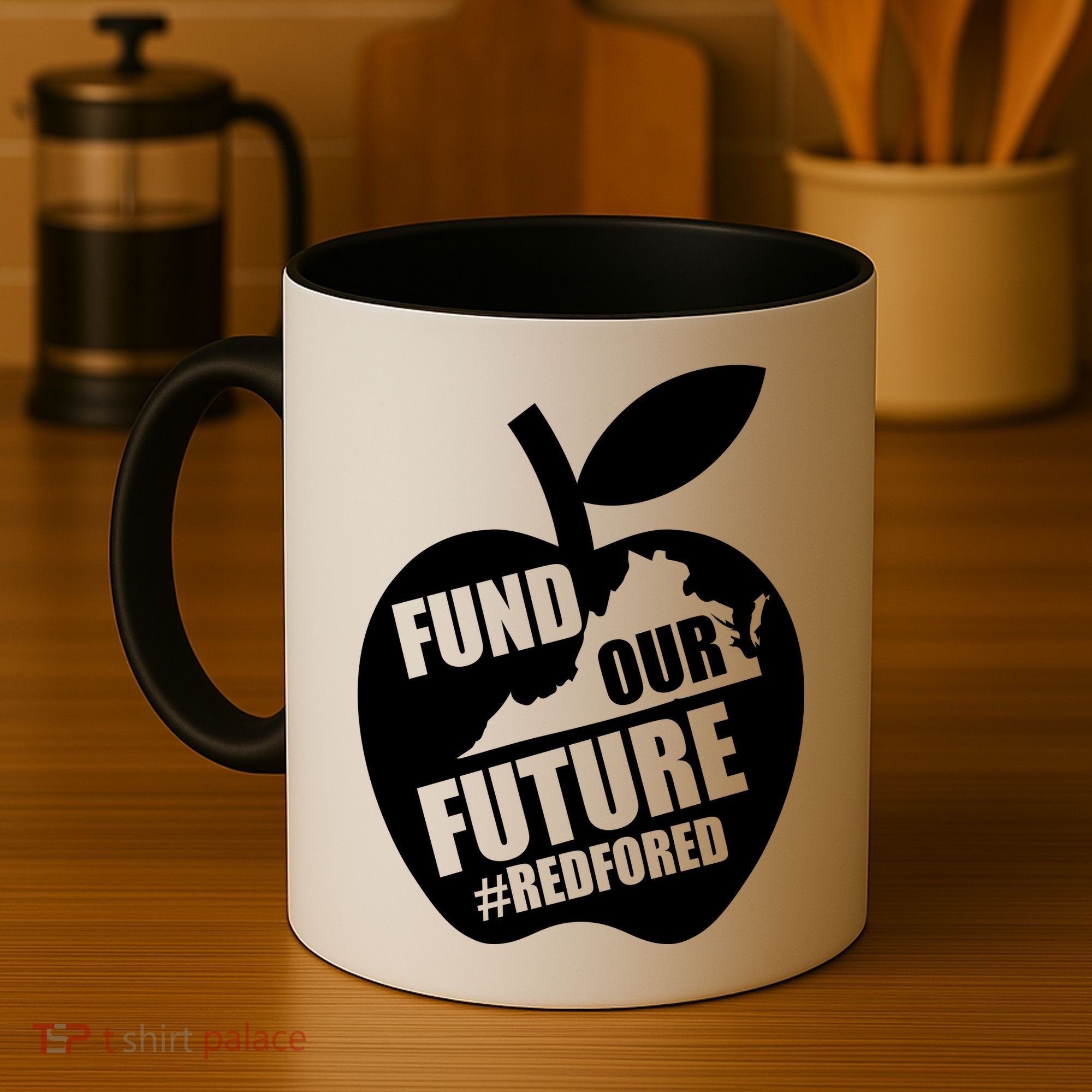 Fund Our Future Red for Ed Virginia Coffee Mug