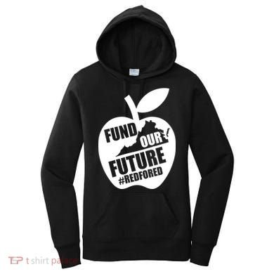 Fund Our Future Red for Ed Virginia Women's Hoodie