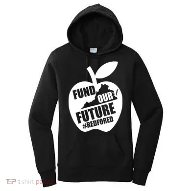Fund Our Future Red for Ed Virginia Women's Hoodie