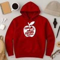 Fund Our Future Red for Ed Virginia Hoodie thumb 3