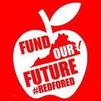 Fund Our Future Red for Ed Virginia Sweatshirt thumb 3