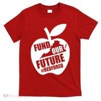 Fund Our Future Red for Ed Virginia T-Shirt thumb 0