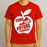Fund Our Future Red for Ed Virginia T-Shirt thumb 3