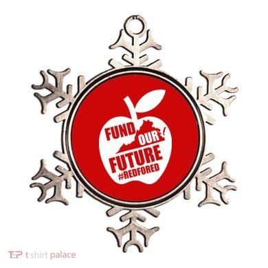 Fund Our Future Red for Ed Virginia Ornament