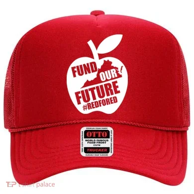 Fund Our Future Red for Ed Virginia Hat