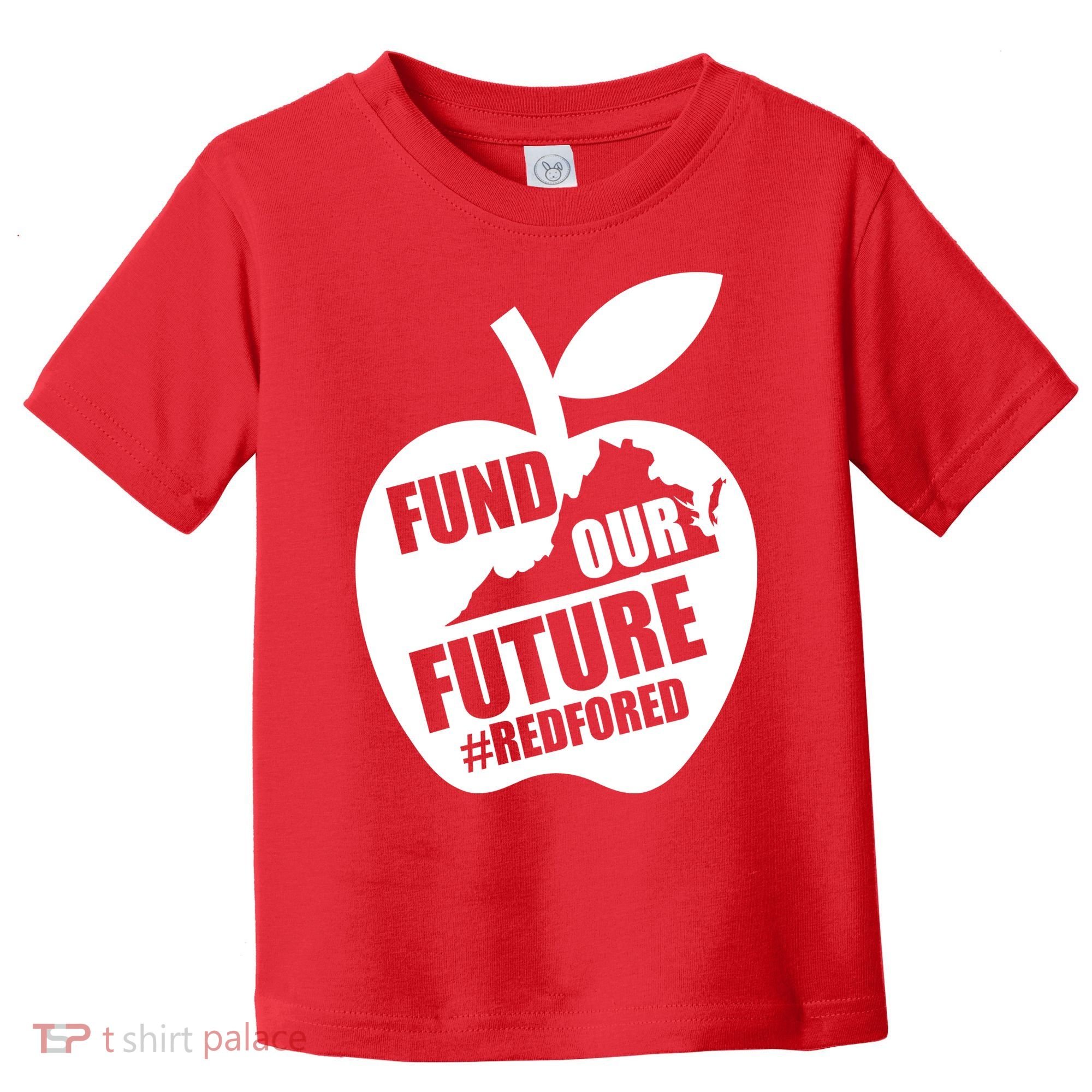 Fund Our Future Red for Ed Virginia Toddler T-Shirt