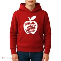 Fund Our Future Red for Ed Virginia Kids Hoodie thumb 4