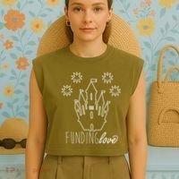 Funding Love Garment-Dyed Women's Muscle Tee thumb 4