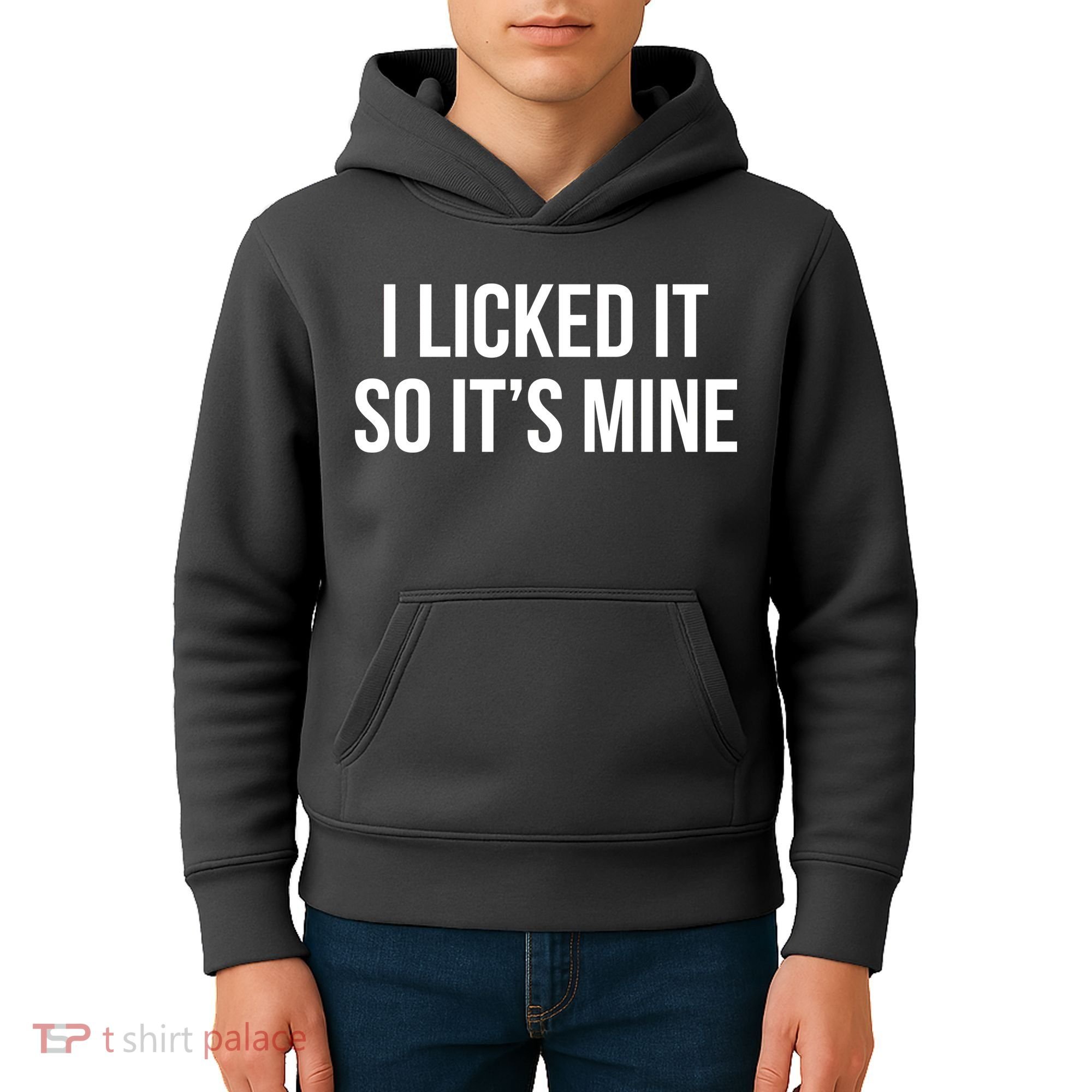 Funny - I Licked It So It's Mine Kids Hoodie