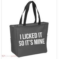 Funny - I Licked It So It's Mine Tote Bag thumb 2