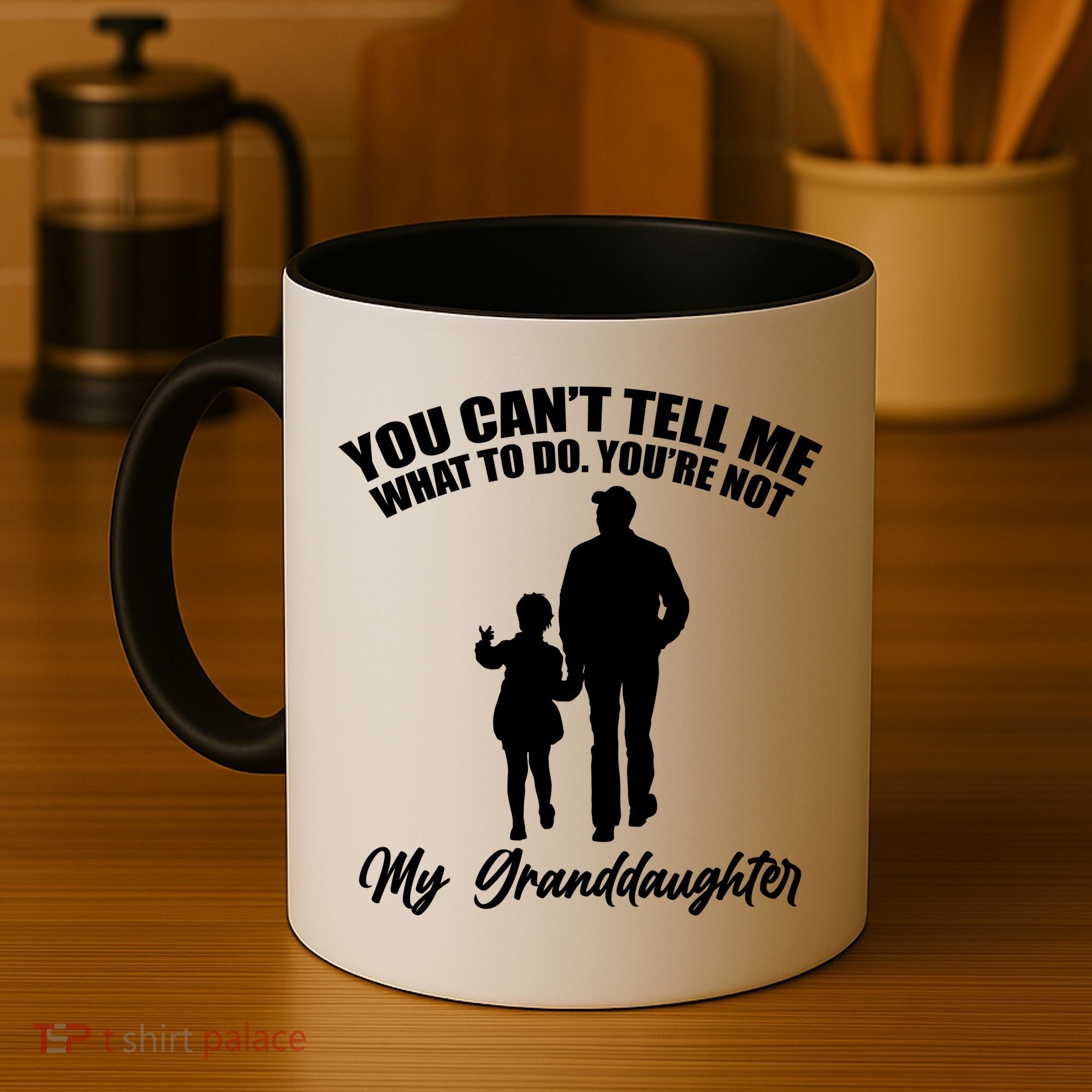 Funny & Cute Granddaughter And Grandfather Coffee Mug