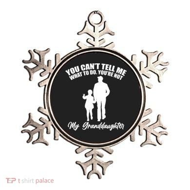 Funny & Cute Granddaughter And Grandfather Ornament