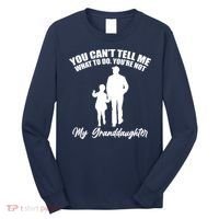 Funny & Cute Granddaughter And Grandfather Long Sleeve Shirt thumb 0