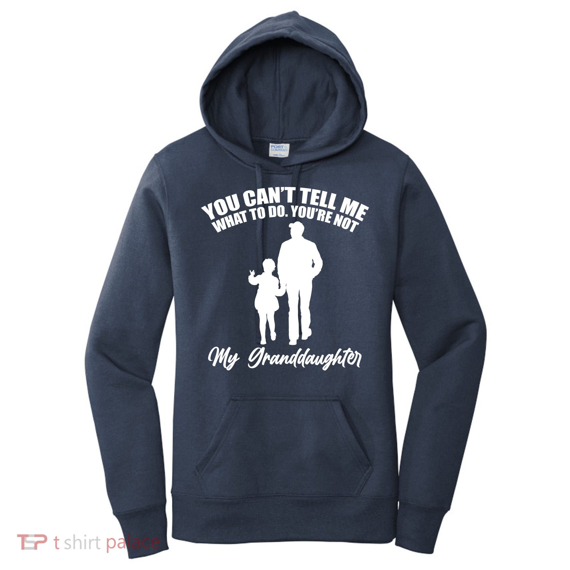 Funny & Cute Granddaughter And Grandfather Women's Hoodie