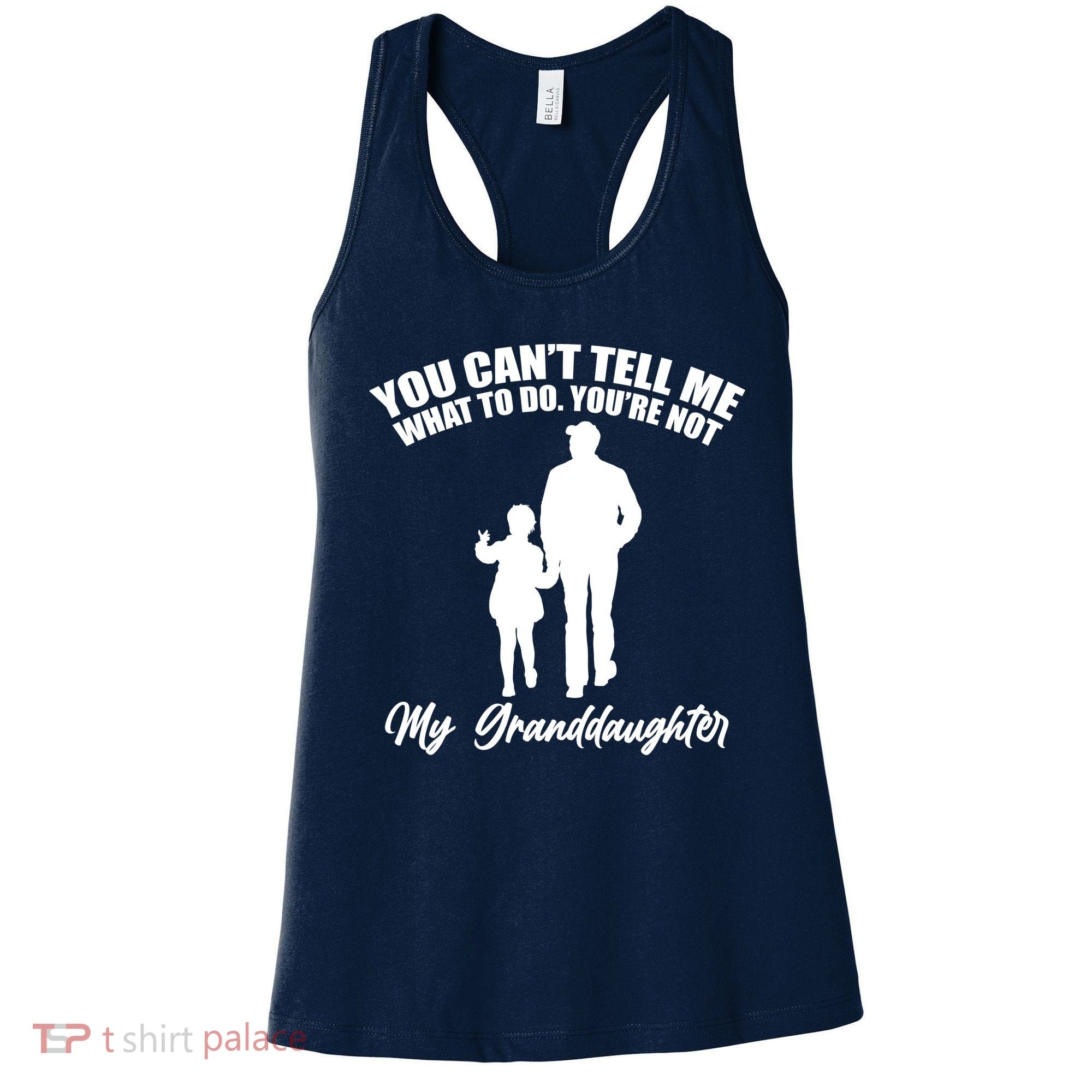 Funny & Cute Granddaughter And Grandfather Women's Tank Top