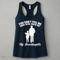 Funny & Cute Granddaughter And Grandfather Women's Tank Top thumb 3