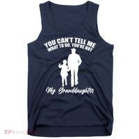 Funny & Cute Granddaughter And Grandfather Tank Top thumb 0