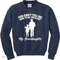 Funny & Cute Granddaughter And Grandfather Kids Sweatshirt thumb 0