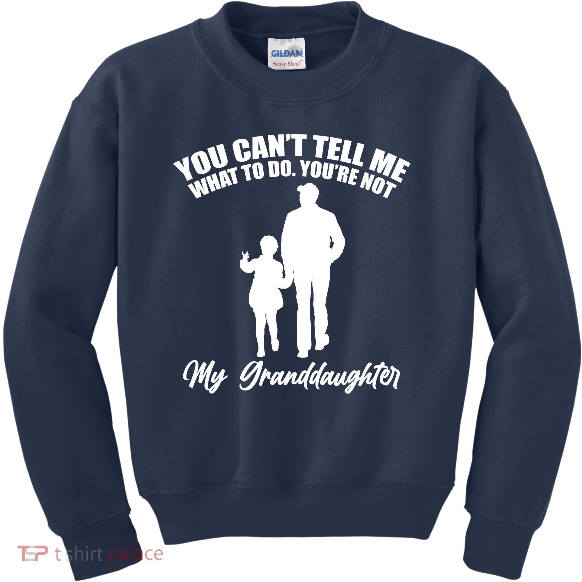 Funny & Cute Granddaughter And Grandfather Kids Sweatshirt