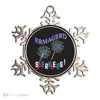 Funny 4th of July Ermagerd Sparklers Ornament thumb 0