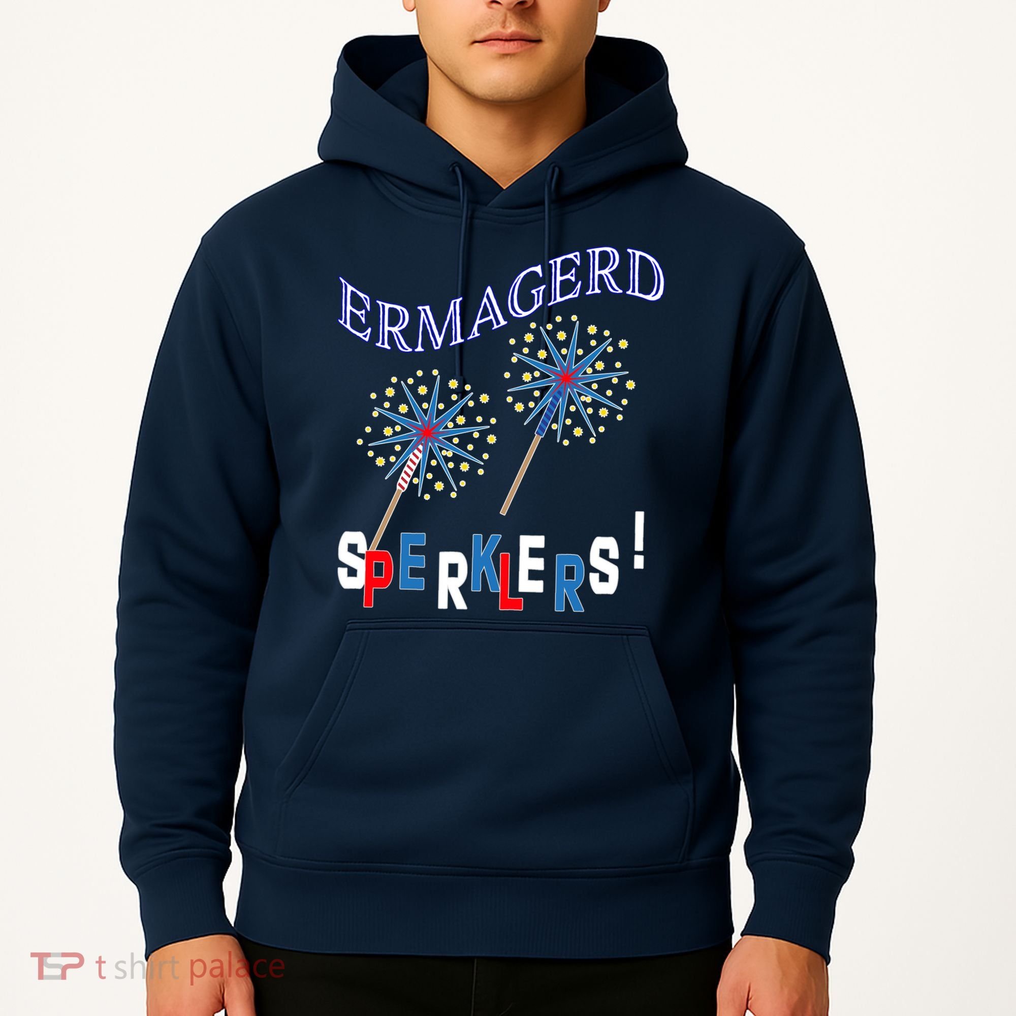Funny 4th of July Ermagerd Sparklers Hoodie