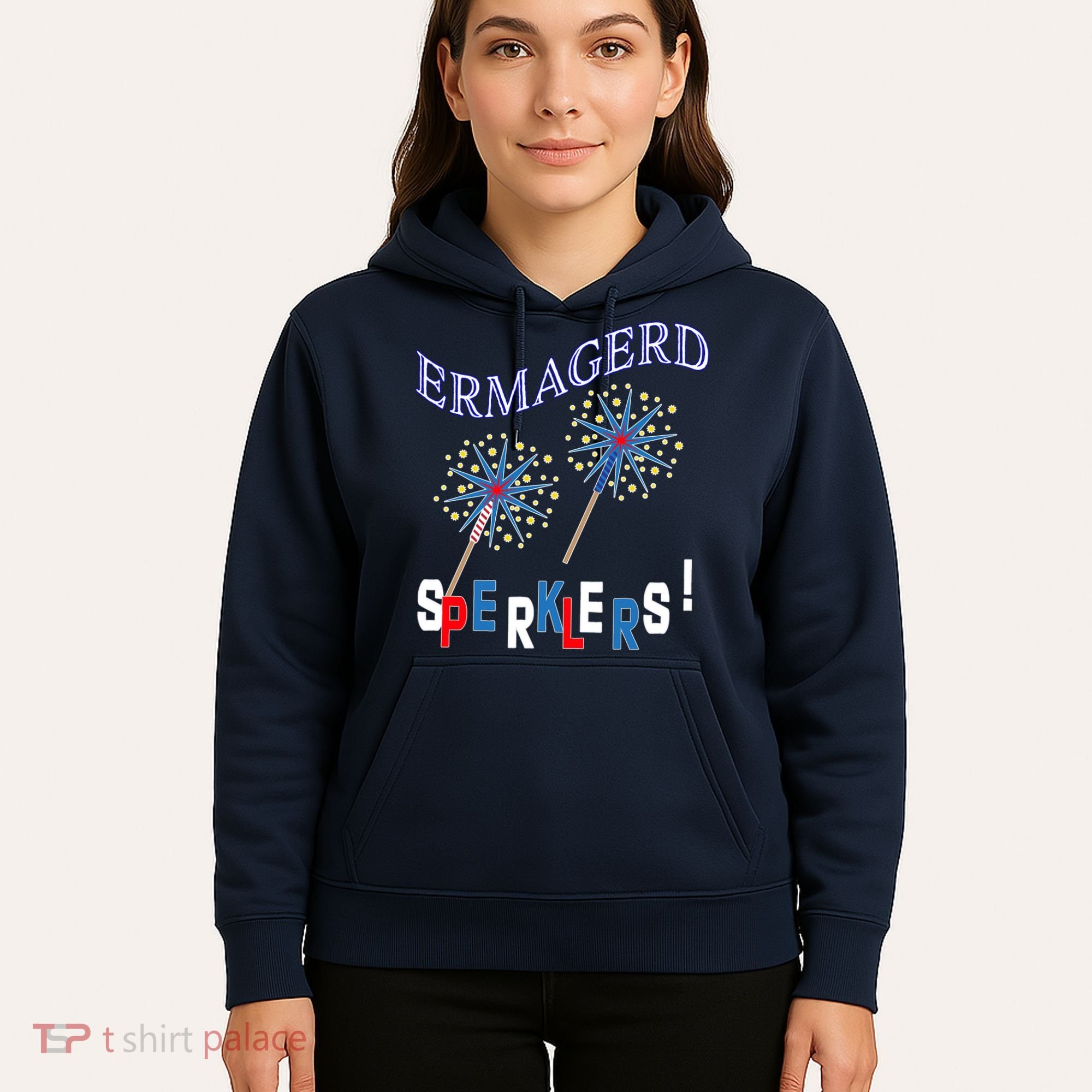 Funny 4th of July Ermagerd Sparklers Hoodie