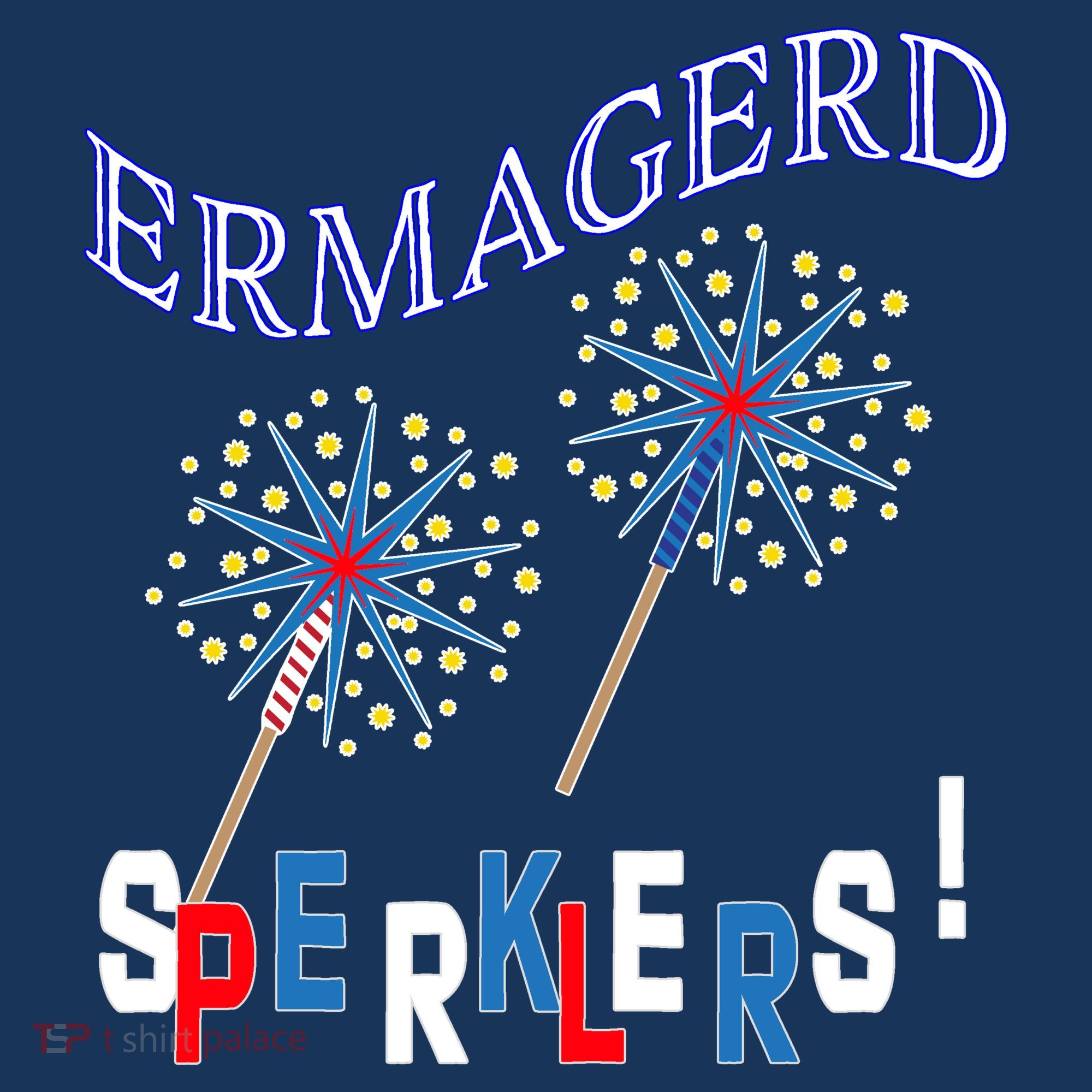 Funny 4th of July Ermagerd Sparklers Women's Tank Top