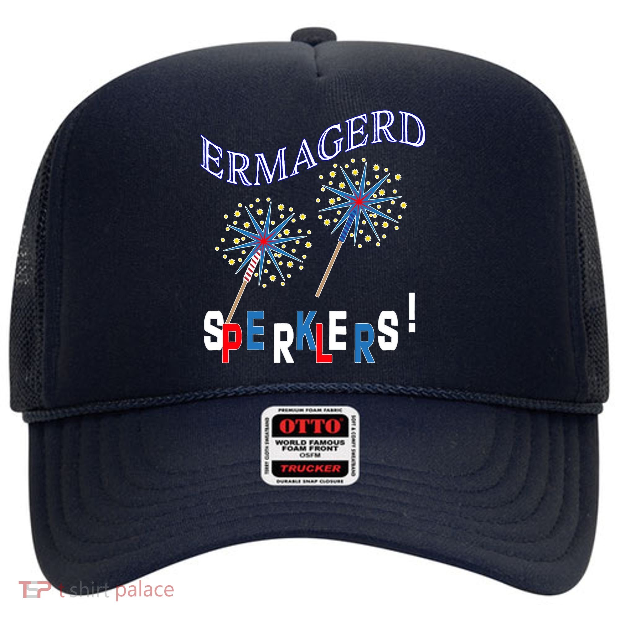 Funny 4th of July Ermagerd Sparklers Hat