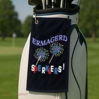 Funny 4th of July Ermagerd Sparklers Golf Towel thumb 2