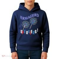 Funny 4th of July Ermagerd Sparklers Kids Hoodie thumb 4
