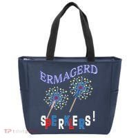 Funny 4th of July Ermagerd Sparklers Tote Bag thumb 0