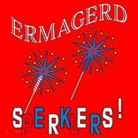 Funny 4th of July Ermagerd Sparklers Santa Hat thumb 1