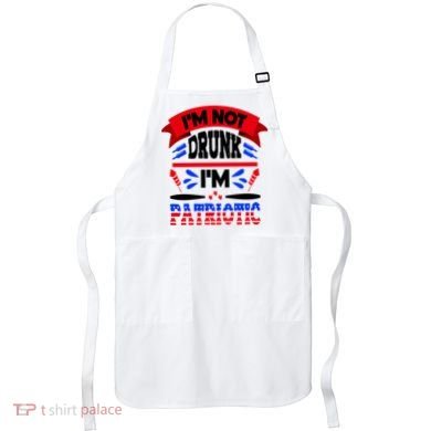 Funny 4th of July Not Drunk Patriotic Apron