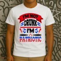 Funny 4th of July Not Drunk Patriotic T-Shirt thumb 3