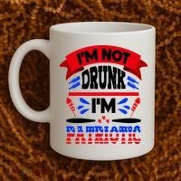 Funny 4th of July Not Drunk Patriotic Coffee Mug thumb 2
