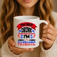 Funny 4th of July Not Drunk Patriotic Coffee Mug thumb 3