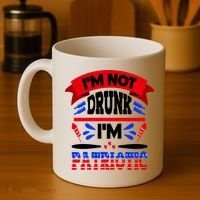 Funny 4th of July Not Drunk Patriotic Coffee Mug thumb 4