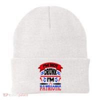 Funny 4th of July Not Drunk Patriotic Beanie thumb 0