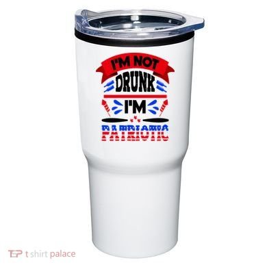 Funny 4th of July Not Drunk Patriotic Tumbler